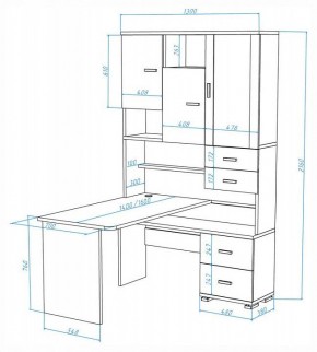 Стол компьютерный Домино СР-620-160 в Игриме - igrim.mebel24.online | фото 2