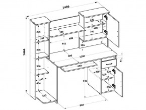 Стол компьютерный КСТ-11.1 в Игриме - igrim.mebel24.online | фото 3