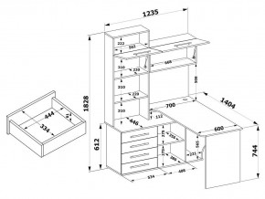 Стол компьютерный КСТ-14.1Л в Игриме - igrim.mebel24.online | фото 5