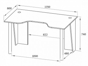 Стол компьютерный КСТ-18 в Игриме - igrim.mebel24.online | фото 2