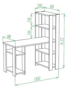 Стол компьютерный Slim СТН-145/130 в Игриме - igrim.mebel24.online | фото 3