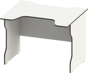 Стол компьютерный ВАРДИГ K2 100x82, белый/черный в Игриме - igrim.mebel24.online | фото 2