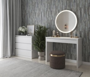 Стол косметический Энкель 100 белый в Игриме - igrim.mebel24.online | фото 4