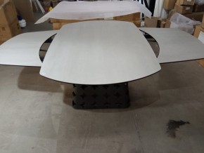 Стол LORENS 150 TL-58 поворотная система раскладки, испанская керамика / Темно-серый, ®DISAUR в Игриме - igrim.mebel24.online | фото 2