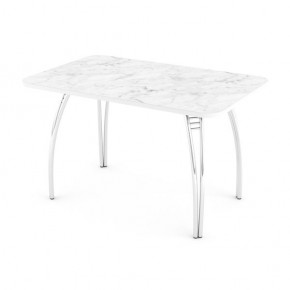 Стол обеденный Паук пластик Мрамор марквина синий в Игриме - igrim.mebel24.online | фото 1