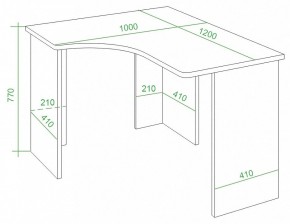 Стол письменный Домино Lite СКЛ-Угл120 в Игриме - igrim.mebel24.online | фото 3