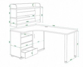 Стол письменный Домино СР-145СМ в Игриме - igrim.mebel24.online | фото 5
