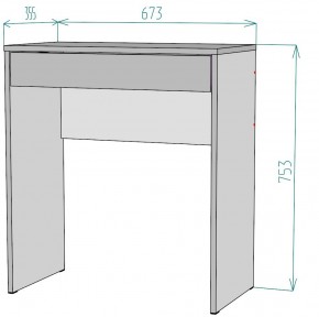 Стол письменный компьютерный T110 в Игриме - igrim.mebel24.online | фото 2