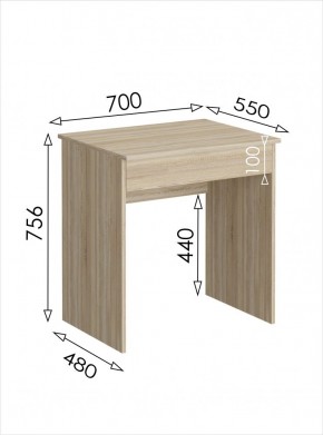 Стол письменный мини с ящиком Салоу в Игриме - igrim.mebel24.online | фото 3