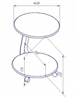 Стол придиванный Оптима 1 в Игриме - igrim.mebel24.online | фото 8