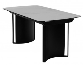 Стол RASMUS 160 TL-45 Белый мрамор, испанская керамика / черный каркас, ®DISAUR в Игриме - igrim.mebel24.online | фото 1