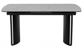 Стол RASMUS 160 TL-45 Белый мрамор, испанская керамика / черный каркас, ®DISAUR в Игриме - igrim.mebel24.online | фото 13