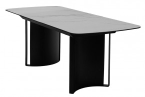 Стол RASMUS 160 TL-45 Белый мрамор, испанская керамика / черный каркас, ®DISAUR в Игриме - igrim.mebel24.online | фото 4
