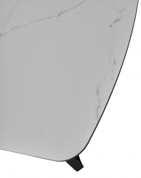 Стол RASMUS 160 TL-45 Белый мрамор, испанская керамика / черный каркас, ®DISAUR в Игриме - igrim.mebel24.online | фото 6