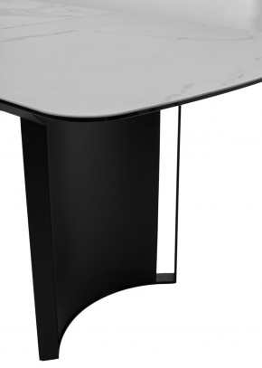 Стол RASMUS 160 TL-45 Белый мрамор, испанская керамика / черный каркас, ®DISAUR в Игриме - igrim.mebel24.online | фото 7