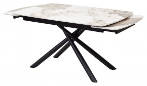 Стол RIVOLI 140 GLOSS LUXURY PANDORA SOLID CERAMIC / BLACK, ®DISAUR в Игриме - igrim.mebel24.online | фото 5