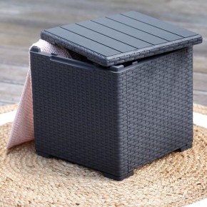 Стол с функцией хранения Виго (Vigo storage box) графит в Игриме - igrim.mebel24.online | фото 1