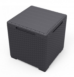 Стол с функцией хранения Виго (Vigo storage box) графит в Игриме - igrim.mebel24.online | фото 2