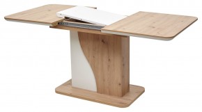 Стол SIRIUS 120 Дуб Артисан/ Белый М-City в Игриме - igrim.mebel24.online | фото 6