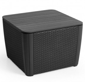 Стол-сундук Лузон Плюс (Luzon Plus Flat Wicker), графит в Игриме - igrim.mebel24.online | фото 3