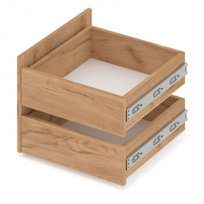 СТОУН С23 Шкаф 2-х створчатый с ящиками (дуб золотой/графит) в Игриме - igrim.mebel24.online | фото 5