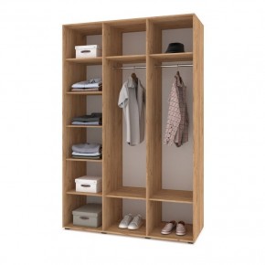 СТОУН С31 Шкаф 3-х створчатый (дуб золотой/графит) в Игриме - igrim.mebel24.online | фото 3