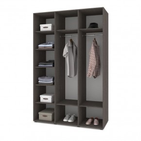 СТОУН С31 Шкаф 3-х створчатый (камень темный/ирландский дуб) в Игриме - igrim.mebel24.online | фото 3