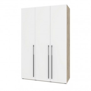 СТОУН С32 Шкаф 3-х створчатый (серый дуб/белый) в Игриме - igrim.mebel24.online | фото 1