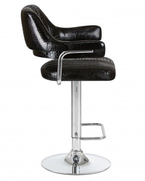 Стул барный DOBRIN CHARLY, чёрный крокодил в Игриме - igrim.mebel24.online | фото 3