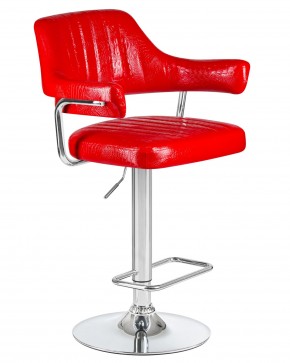 Стул барный DOBRIN CHARLY, красный крокодил в Игриме - igrim.mebel24.online | фото