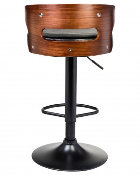 Стул барный DOBRIN FRED BLACK, коричневое дерево, чёрный в Игриме - igrim.mebel24.online | фото 3