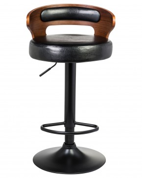 Стул барный DOBRIN FRED BLACK, коричневое дерево, чёрный в Игриме - igrim.mebel24.online | фото 4