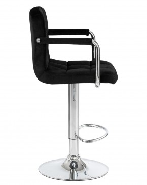 Стул барный DOBRIN KRUGER ARM, черный велюр (MJ9-101) в Игриме - igrim.mebel24.online | фото 3