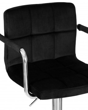 Стул барный DOBRIN KRUGER ARM, черный велюр (MJ9-101) в Игриме - igrim.mebel24.online | фото 7