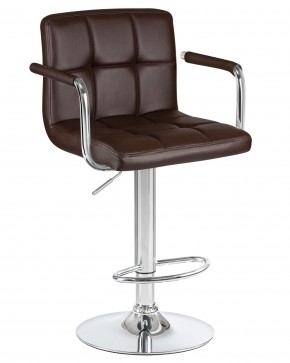 Стул барный DOBRIN KRUGER ARM, коричневый в Игриме - igrim.mebel24.online | фото