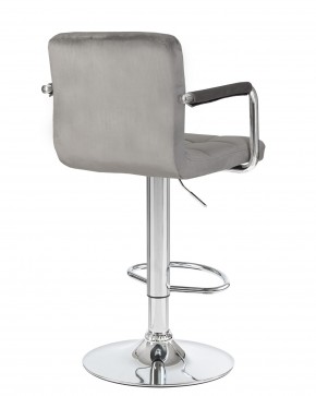 Стул барный DOBRIN KRUGER ARM, серый велюр (MJ9-75) в Игриме - igrim.mebel24.online | фото 4