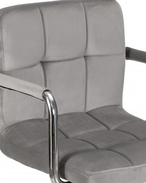 Стул барный DOBRIN KRUGER ARM, серый велюр (MJ9-75) в Игриме - igrim.mebel24.online | фото 7