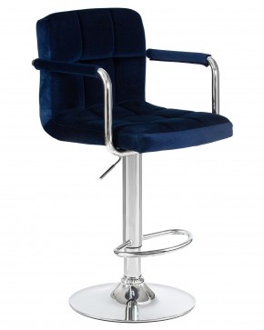 Стул барный DOBRIN KRUGER ARM, синий велюр (MJ9-117) в Игриме - igrim.mebel24.online | фото