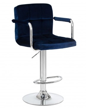 Стул барный DOBRIN KRUGER ARM, синий велюр (MJ9-117) в Игриме - igrim.mebel24.online | фото 2