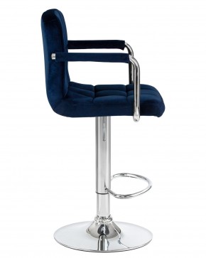 Стул барный DOBRIN KRUGER ARM, синий велюр (MJ9-117) в Игриме - igrim.mebel24.online | фото 3