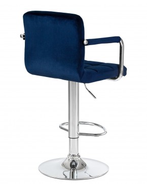 Стул барный DOBRIN KRUGER ARM, синий велюр (MJ9-117) в Игриме - igrim.mebel24.online | фото 4