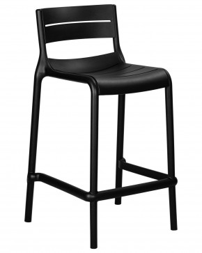 Стул полубарный DOBRIN NESSA, черный (B-03) в Игриме - igrim.mebel24.online | фото