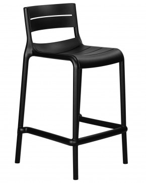 Стул полубарный DOBRIN NESSA, черный (B-03) в Игриме - igrim.mebel24.online | фото 2