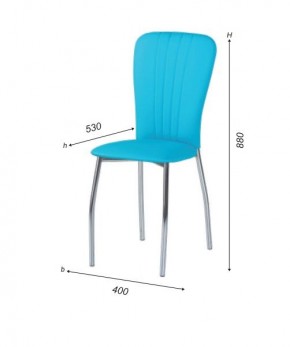Стул Сиена А1.14-03 (Стандарт) хром/кожзам (4 шт.) в Игриме - igrim.mebel24.online | фото 2