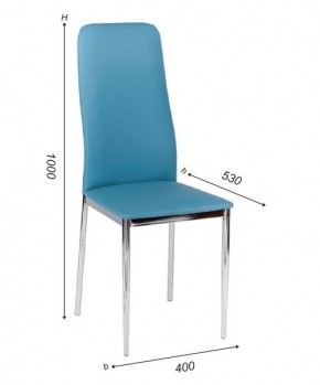 Стул Вест А1.15-03 (Стандарт) хром/кожзам (4 шт.) в Игриме - igrim.mebel24.online | фото 3