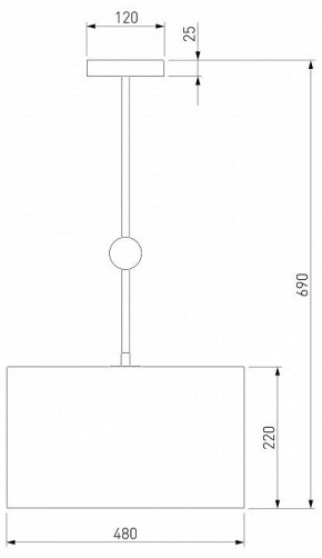 Светильник на штанге Eurosvet Brume 60174/5 латунь в Игриме - igrim.mebel24.online | фото