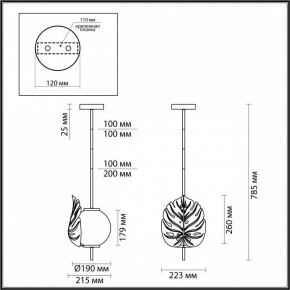 Светильник на штанге Odeon Light Jungle 4865/1 в Игриме - igrim.mebel24.online | фото 3