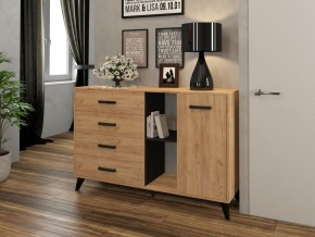 СВЕТЛАНА Комод-тумба  (дуб золотой/венге) в Игриме - igrim.mebel24.online | фото