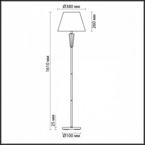 Торшер Lumion Loraine 3733/1F в Игриме - igrim.mebel24.online | фото