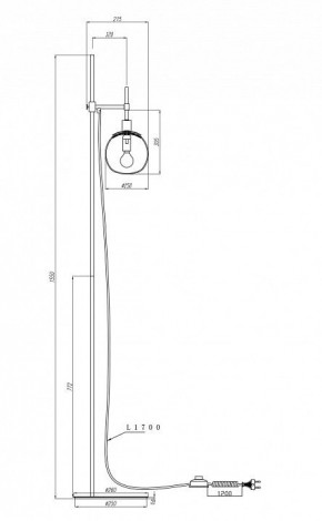 Торшер Maytoni Erich MOD221-FL-01-N в Игриме - igrim.mebel24.online | фото 3